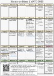 horario misas mayo&nbsp;26