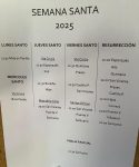 semana santa 2025&nbsp;abril